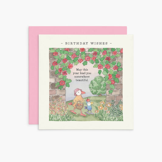 Twigseeds Birthday Card - Lead You Somewhere Beautiful