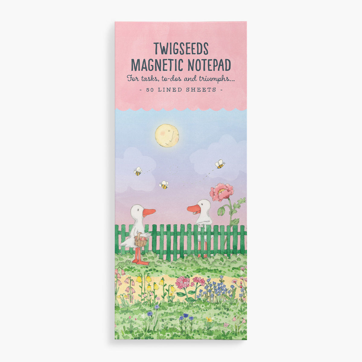 Twigseeds Magnetic List Notepad - Garden Fence