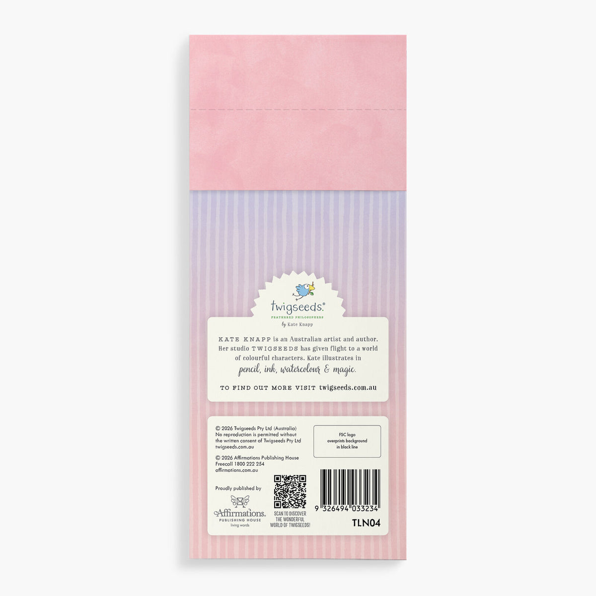 Twigseeds Magnetic List Notepad - Garden Fence