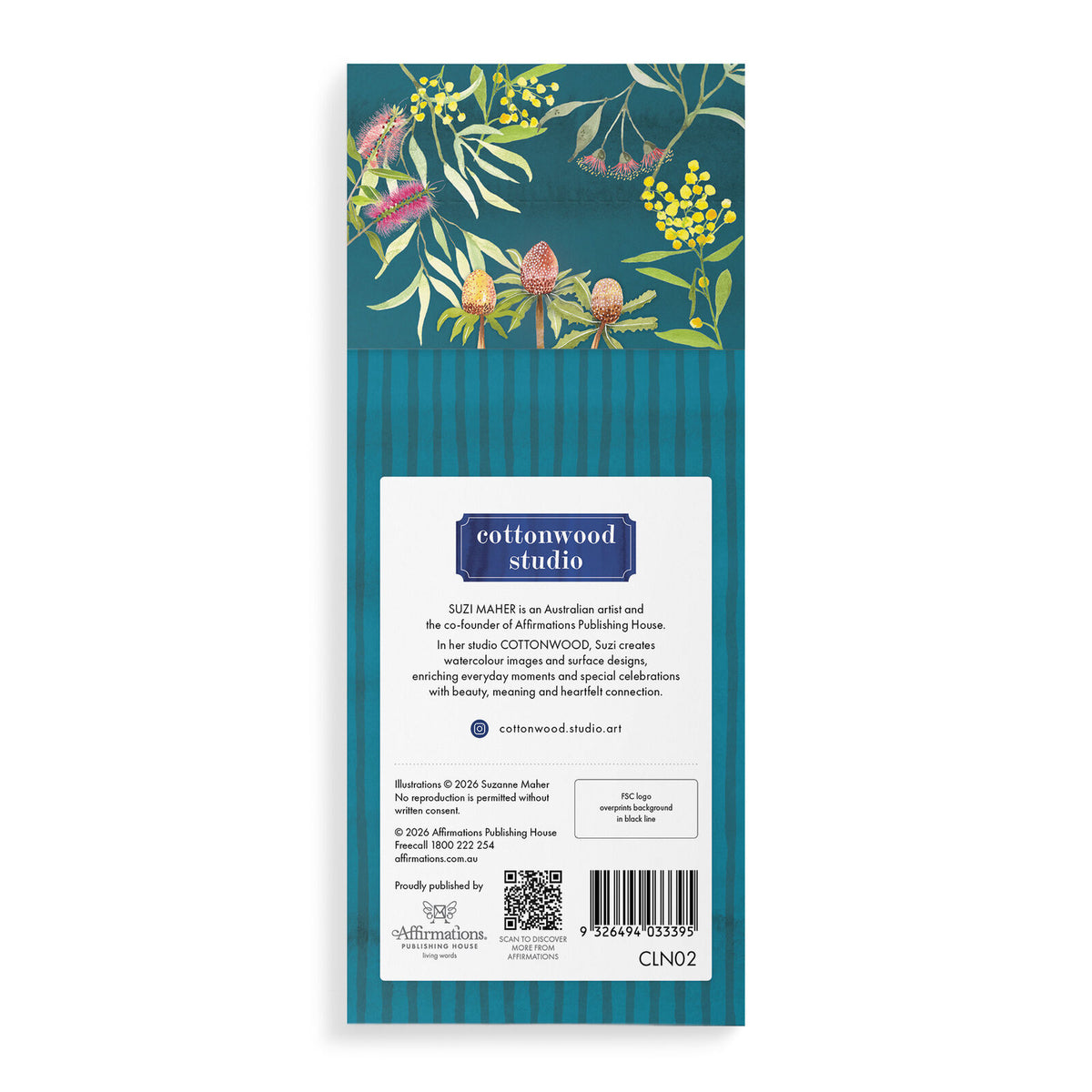 Cottonwood Magnetic List Notepad - Kookaburra