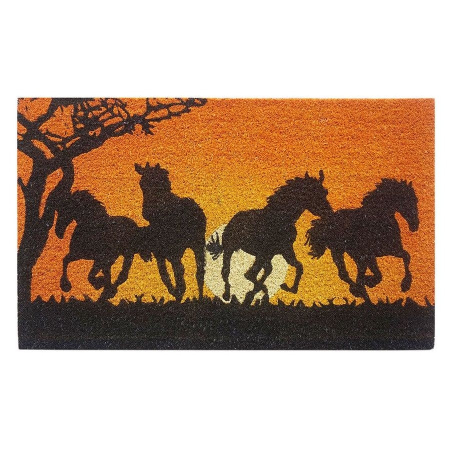 Galloping Horses Doormat