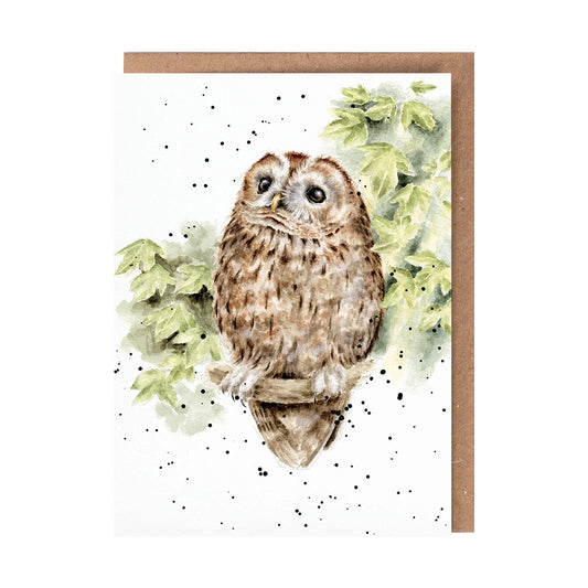 Wrendale Designs Card - Treetops (Owl)
