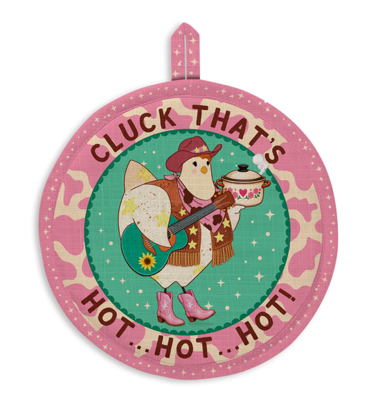 Cluck, That’s Hot… Hot… Hot Pot Holders (Chicera)