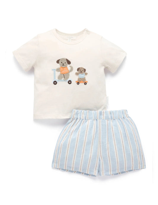 Let's Ride Tee & Shorts Set