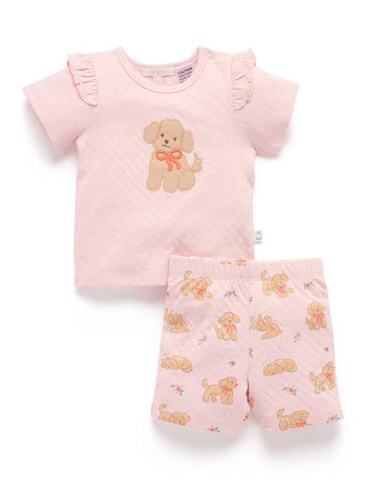 Poodle Dreams Ruffle PJ Set