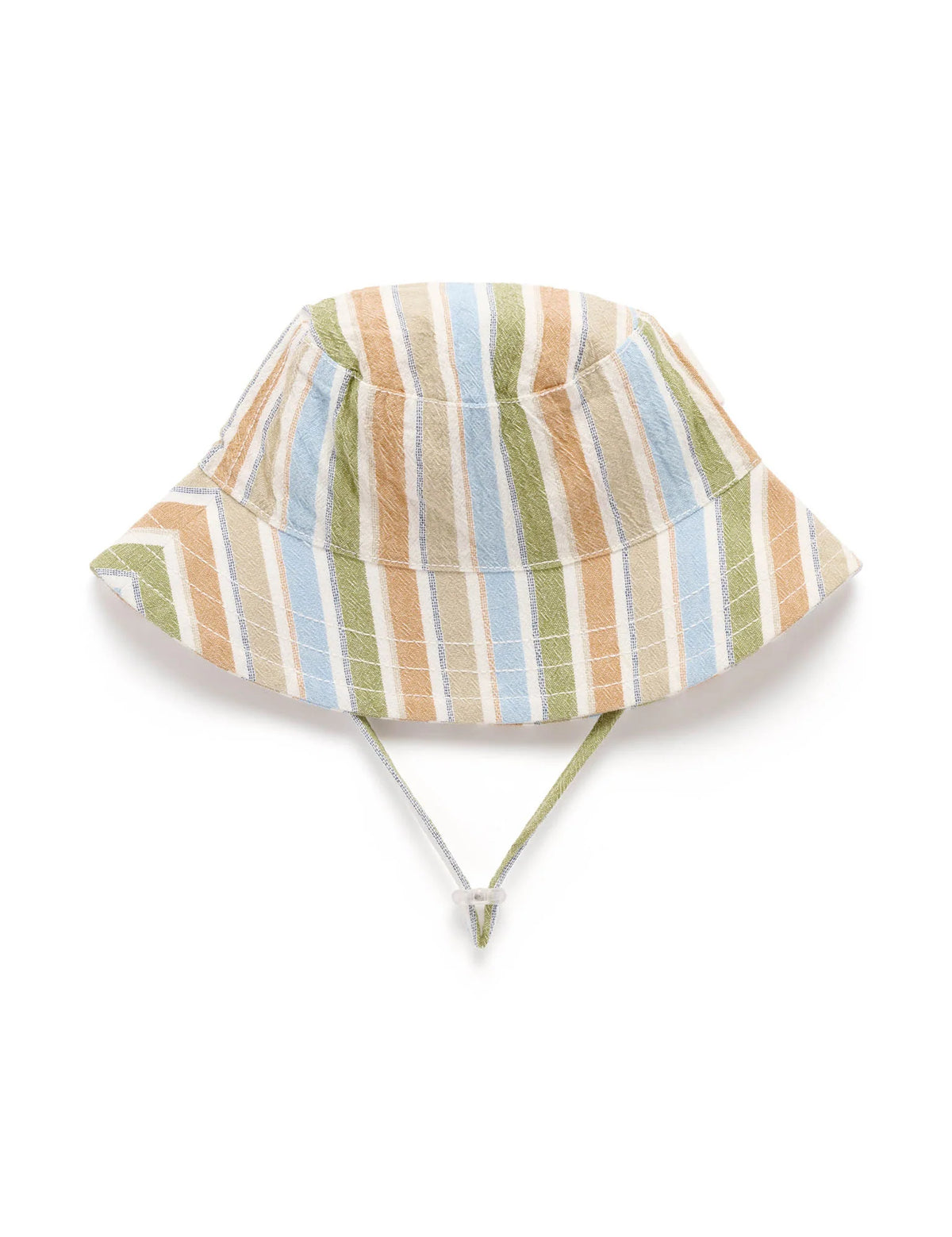 Olive Stripe Bucket Hat