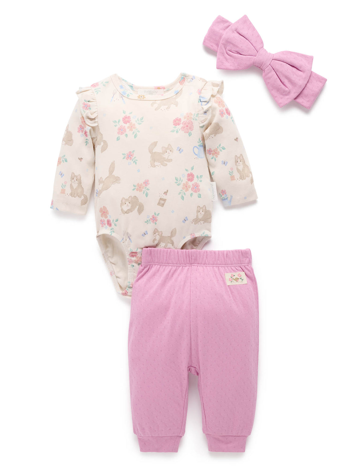 Garden Kitten 3 Piece Gift Set