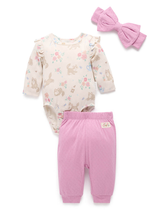 Garden Kitten 3 Piece Gift Set