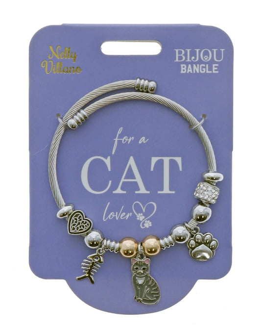 Pet Lover Bijou Bangle - Cat (Tabby)