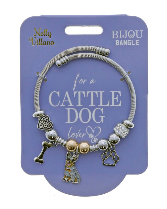 Pet Lover Bijou Bangle - Cattle Dog