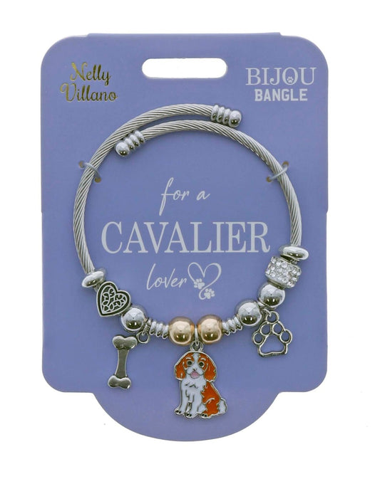 Pet Lover Bijou Bangle - Cavalier