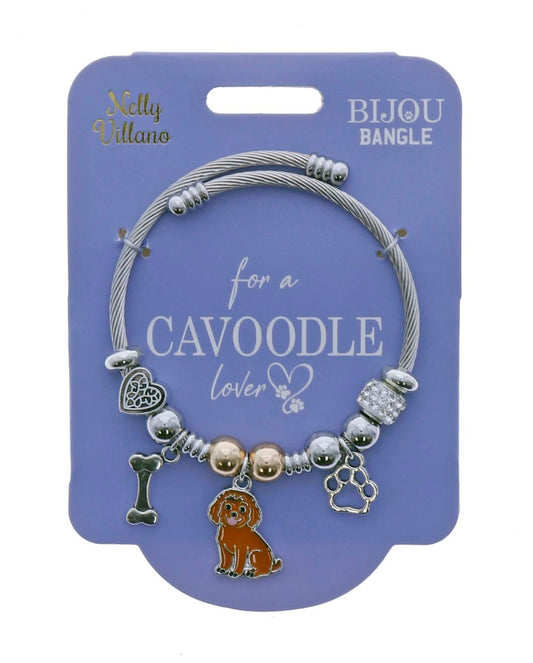 Pet Lover Bijou Bangle - Cavoodle