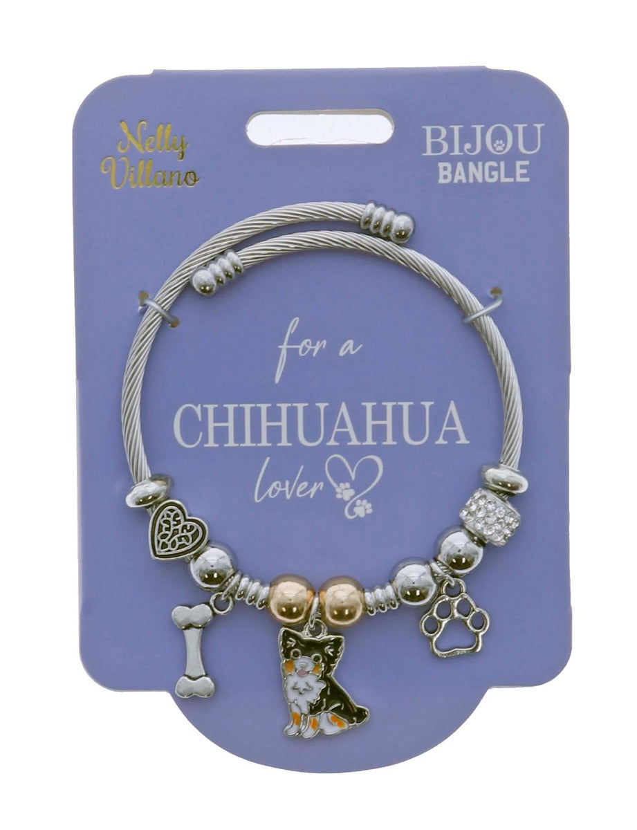 Pet Lover Bijou Bangle - Chihuahua