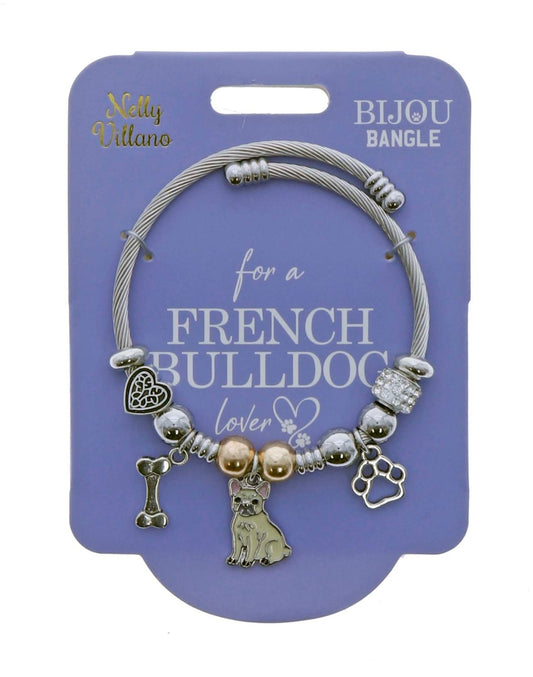 Pet Lover Bijou Bangle - French Bulldog