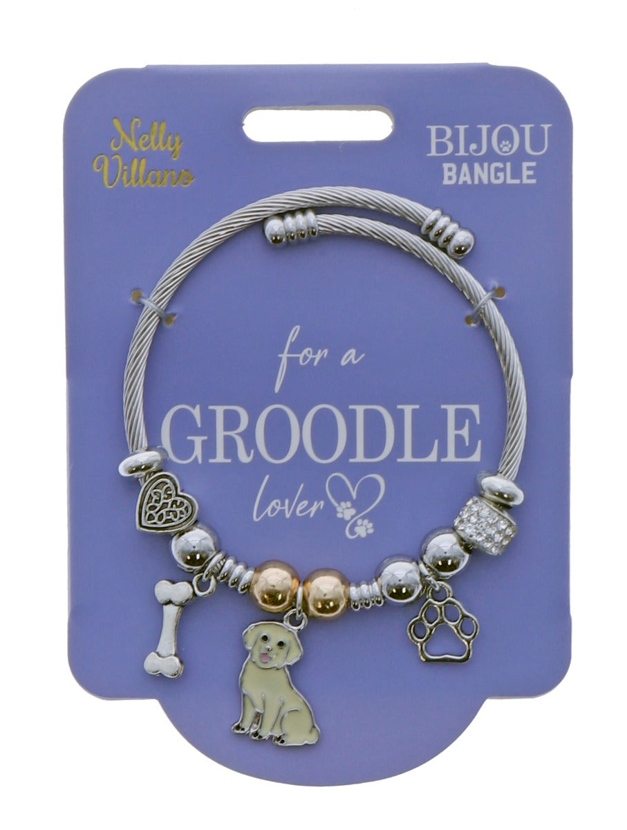 Pet Lover Bijou Bangle - Groodle