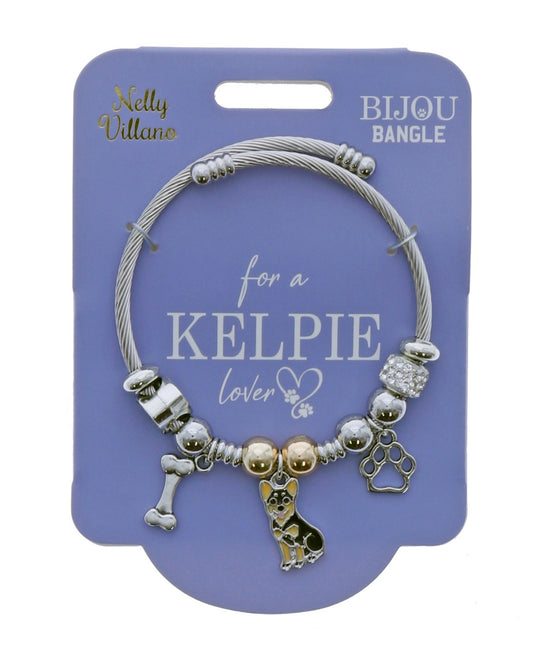 Pet Lover Bijou Bangle - Kelpie