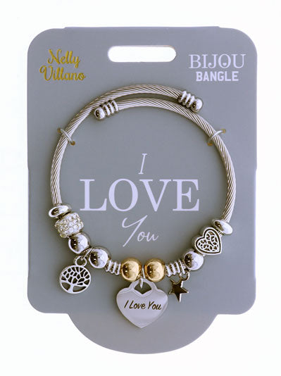 Bijou Bangle - I Love You