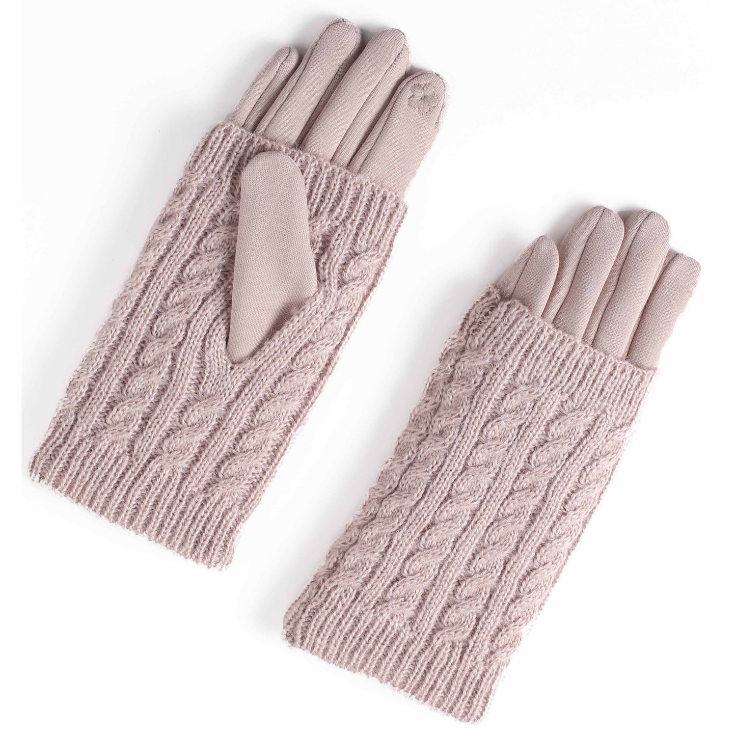 2-in-1 Gloves with Fingerless Gloves