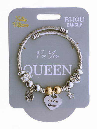 Bijou Bangle - For You Queen