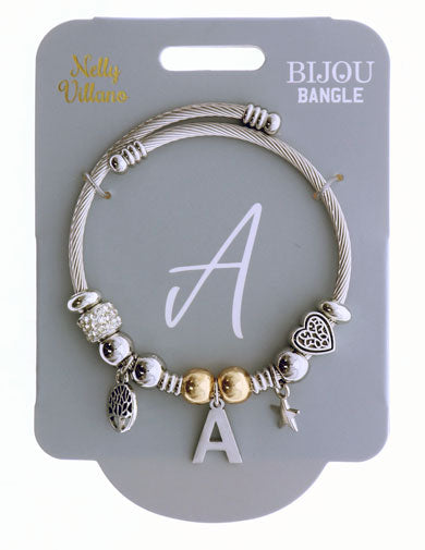 Bijou Bangle - Initial ‘A’