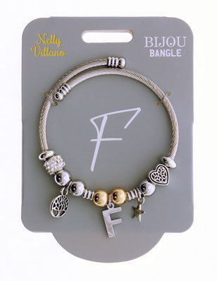Bijou Bangle - Initial ‘F’