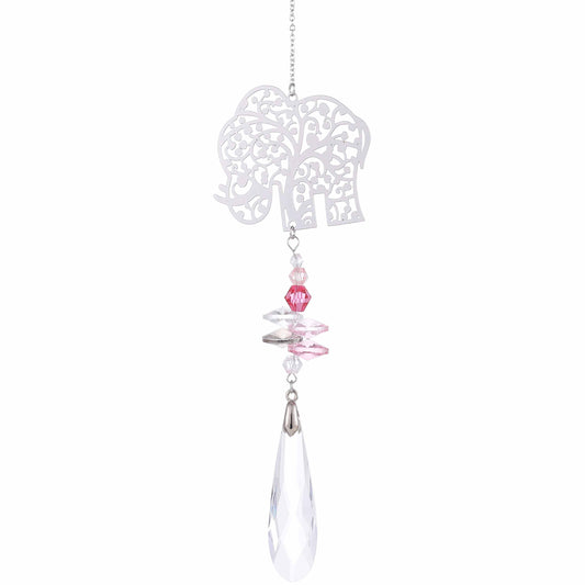 Elephant Suncatcher (Pink)