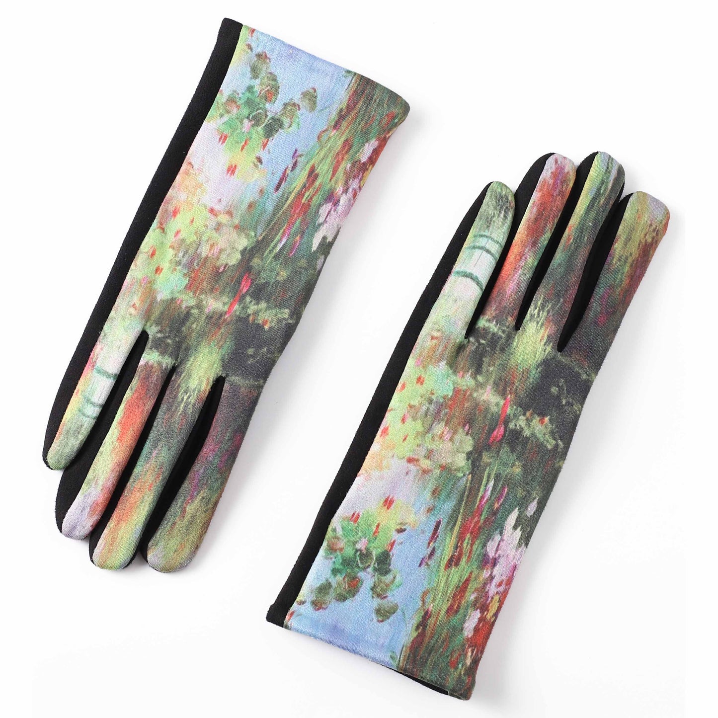Monet Print Gloves