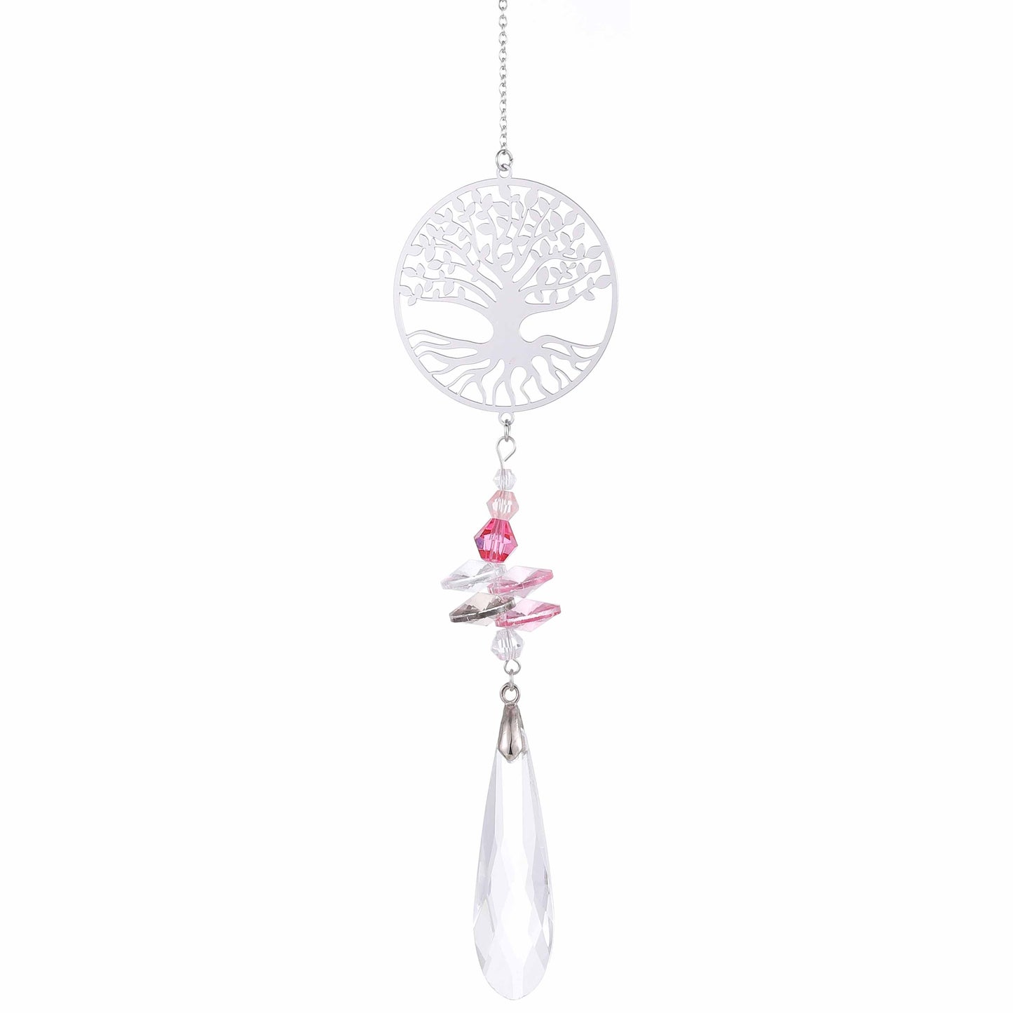 Tree Suncatcher (Pink)