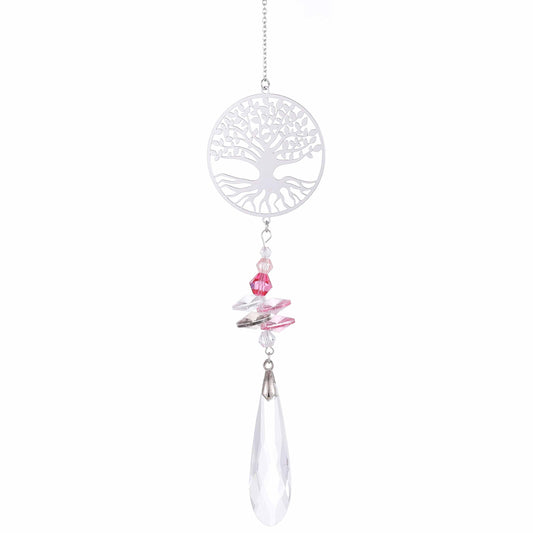 Tree Suncatcher (Pink)