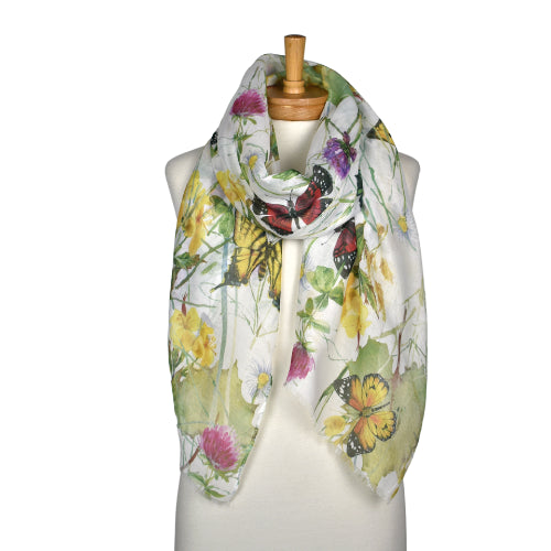 Butterfly Garden Scarf
