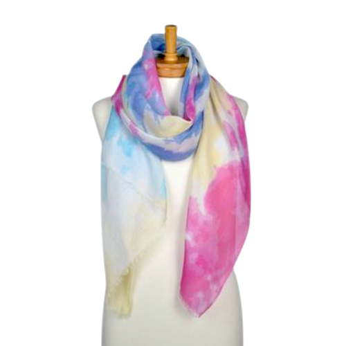 Rainbow Tie Dye Scarf