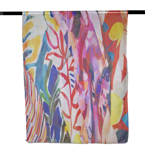 Multi Abstract Art Scarf