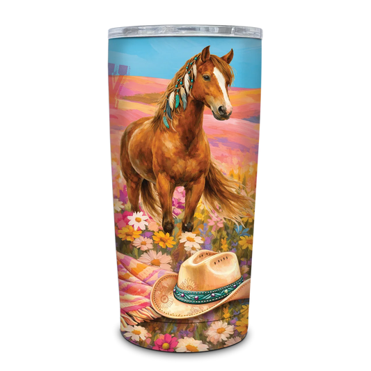 Double Walled Stainless Steel ‘Roadie’ Travel Mug (600ml) - Lucky Country
