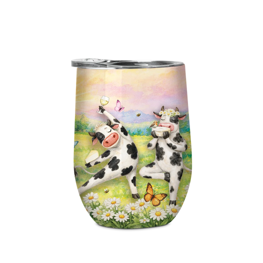 Double Walled Stainless Steel 'Bevvy' Mug (350ml) - Calm Your Farm