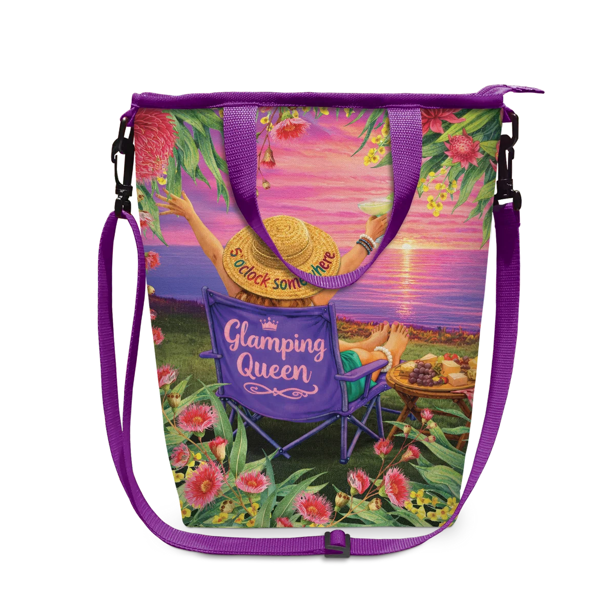 Champagne Cooler Bag - Glamping Queen Rules