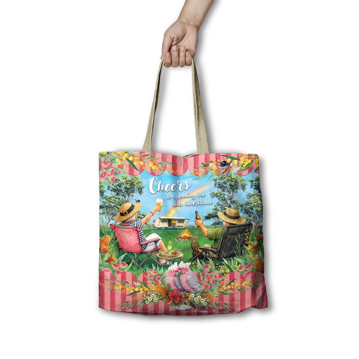 Reusable Shopping Bag - Grey Nomads