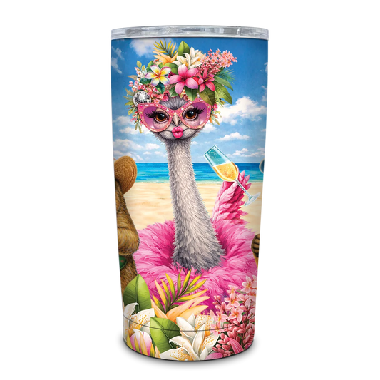 Double Walled Stainless Steel ‘Roadie’ Travel Mug (600ml) - Girls On Tour