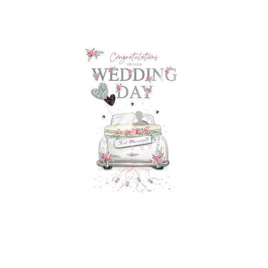 Card - On Your Wedding Day (Car)