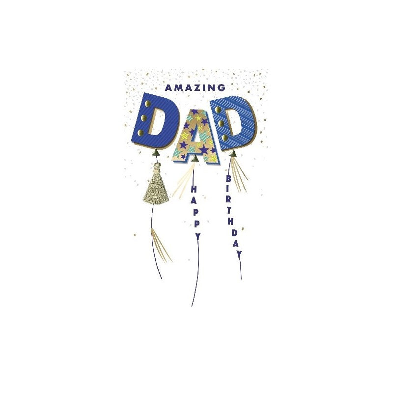 Card - Amazing Dad (Balloons)