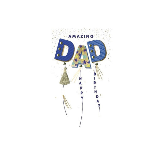 Card - Amazing Dad (Balloons)