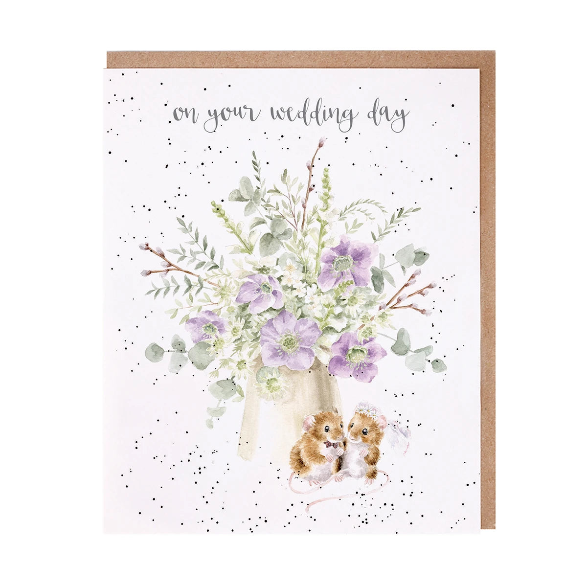 Wrendale Designs Card - On Your Wedding Day (Squeak Hearts)