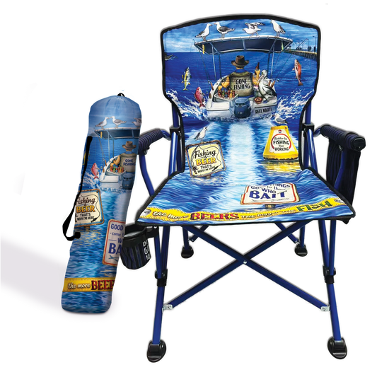 The Anywhere Camp Chair - Fishing & Beer