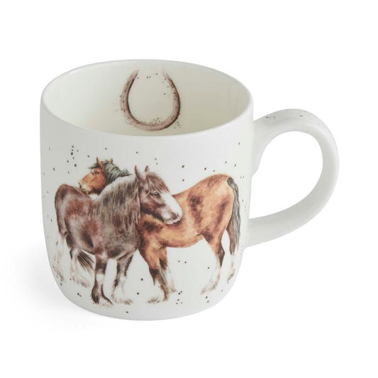 Wrendale Designs - ‘Side by Side’ Mug (Horses)