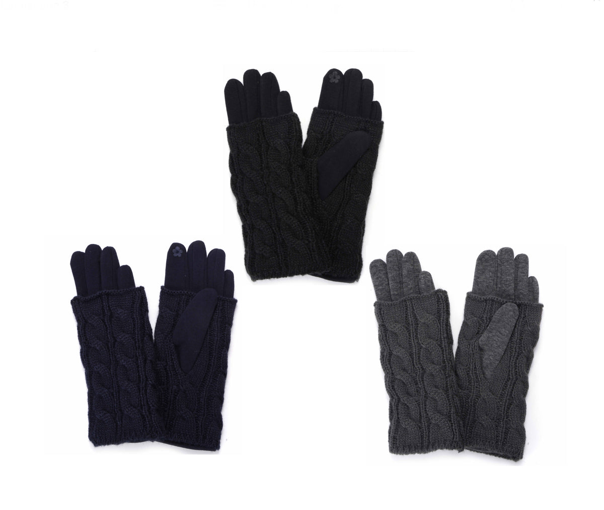2-in-1 Gloves with Fingerless Gloves