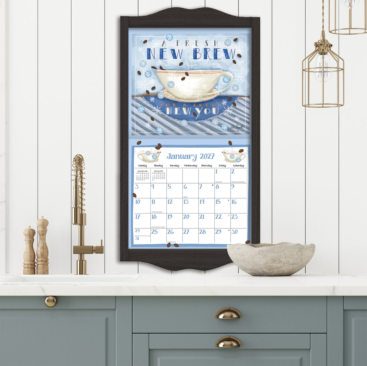 Lang 2027 Calendar - Coffee