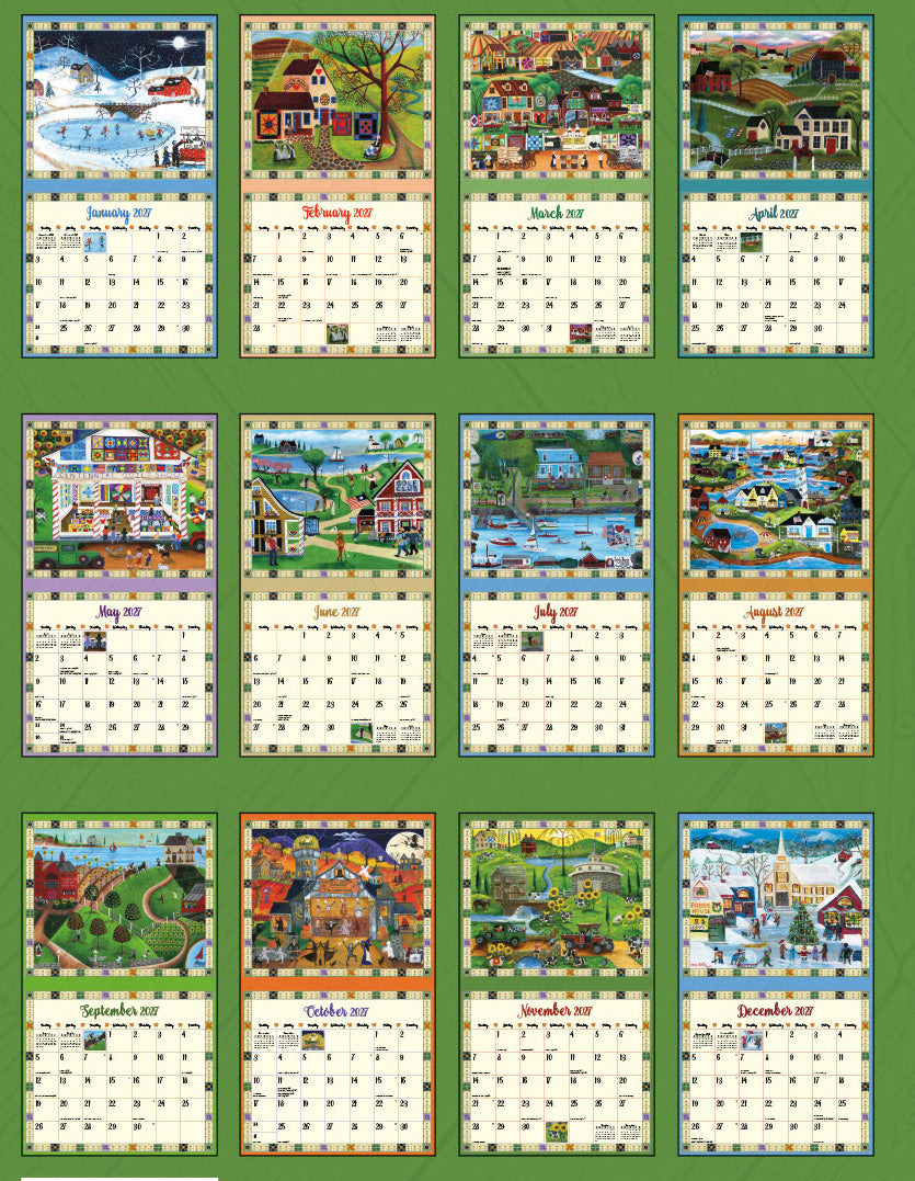 Lang 2027 Calendar - Country Sampler