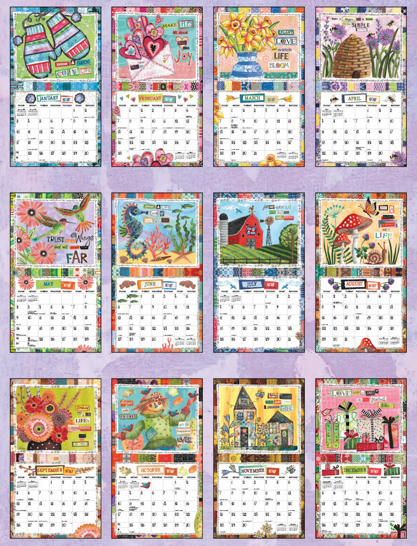Lang 2027 Calendar - Happy Life