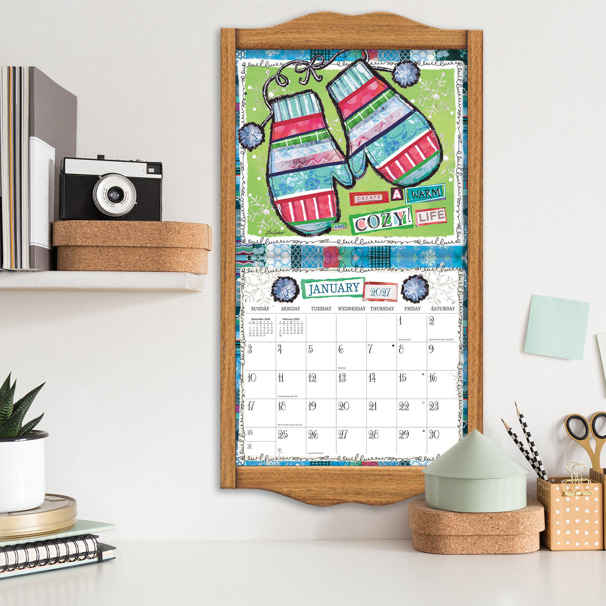 Lang 2027 Calendar - Happy Life