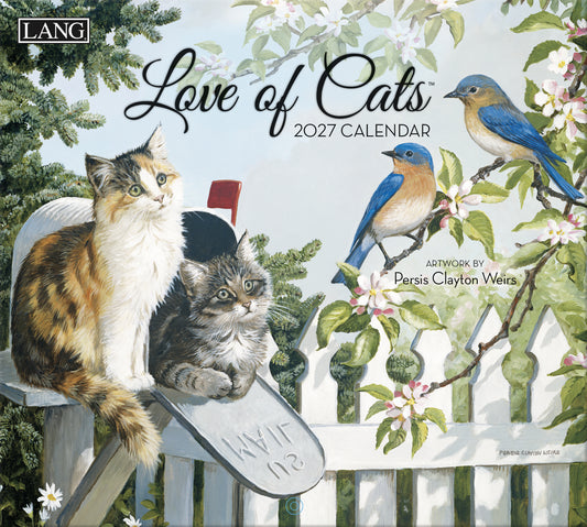 Lang 2027 Calendar - Love of Cats