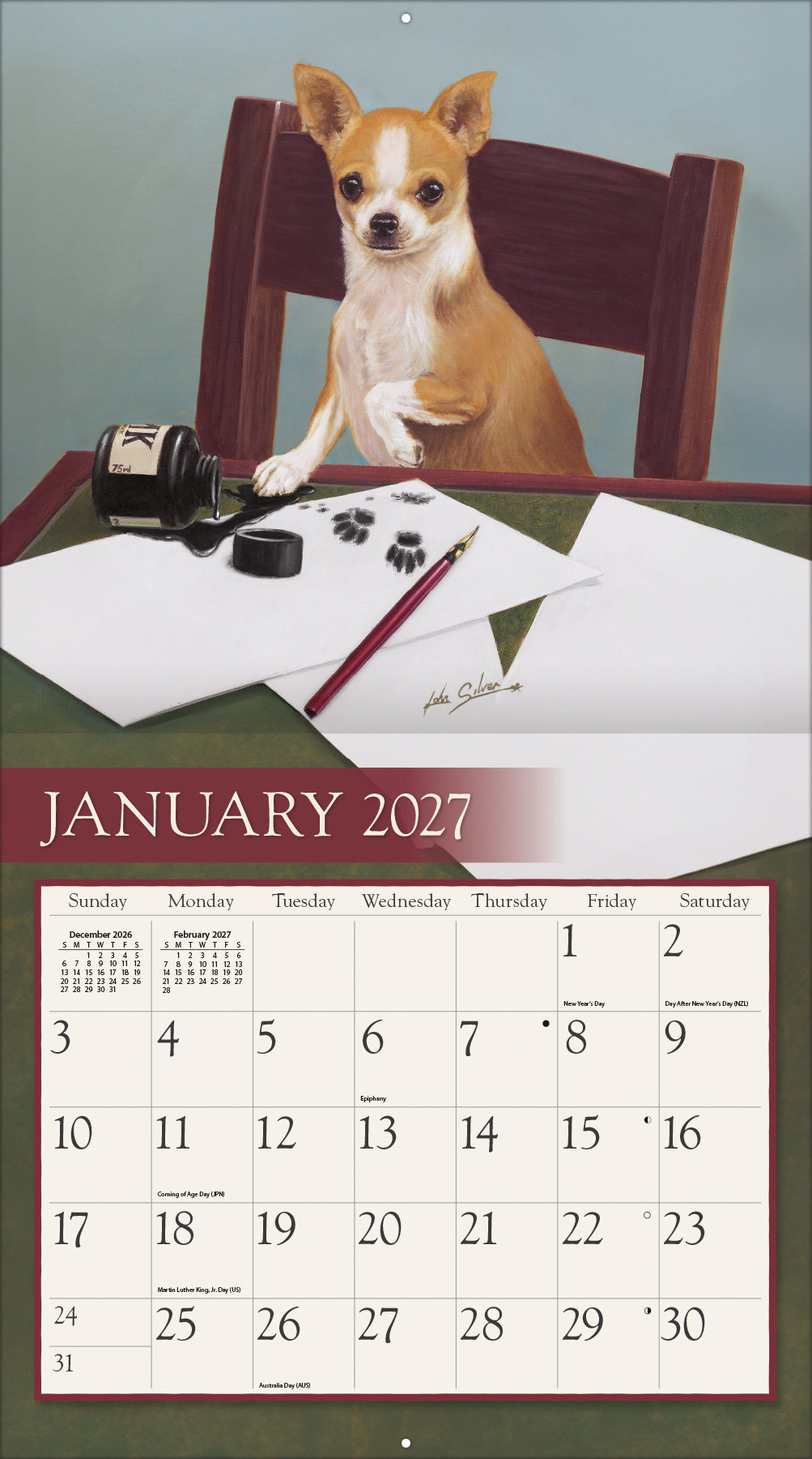 Lang 2027 Calendar - Love of Dogs